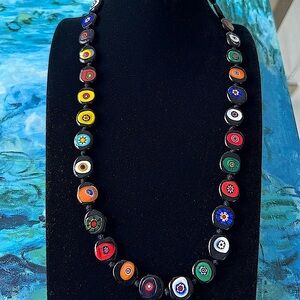 Venetian bead necklace